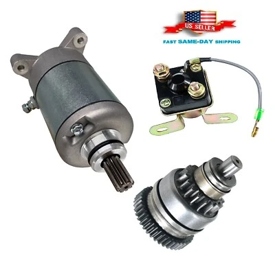 Starter Relay Solenoid Drive Bendix For Polaris Trail Boss 325 330 2000 - 2004 - Image 1 of 4