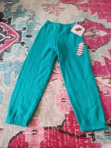 NEW NWT VTG 1992 Girl's Fruit of the Loom Small size 7 sweatpants funky comfy - Picture 1 of 3