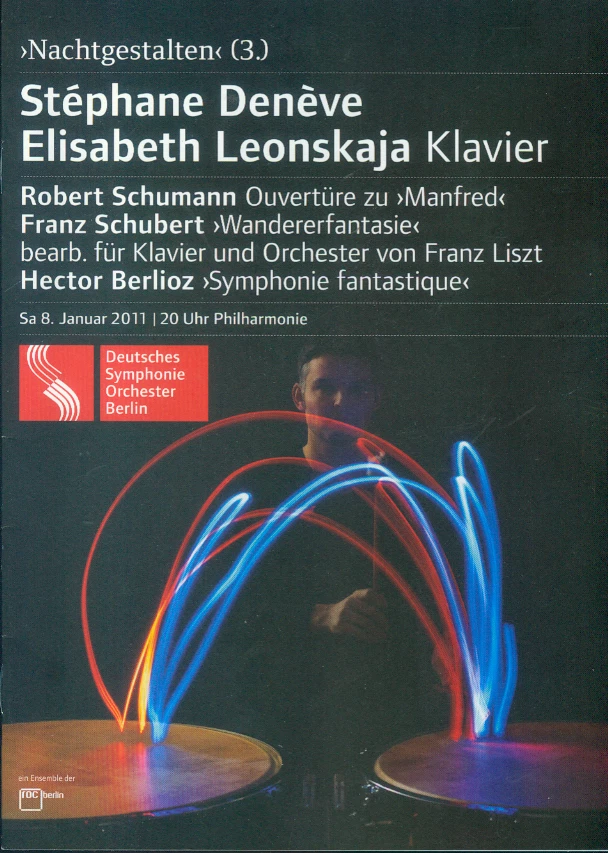 Programm Deutsches Symphonie Orchester Berlin 08.01.2011 Stéphane Denève - Bild 1 von 1