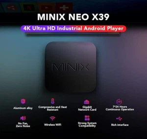 Minix NEO X39 Media Player 4K Ultra HD Industrial Android Player - Picture 1 of 5