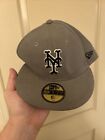 New Era 59Fifty New York Mets Size 6 7/8  Ny Grey