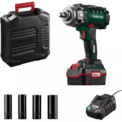 PARKSIDE® PASSK 20 Li C4 20 V Akku Drehschlagschrauber mit 4Ah Akku/Ladegerät