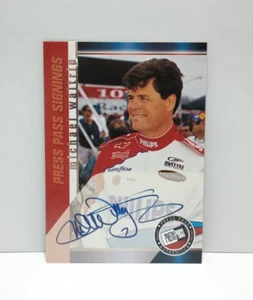 Tarjeta autógrafa Michael Waltrip 1999 Press Pass Nascar - Imagen 1 de 3