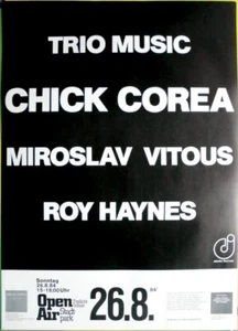 CHICK COREA - 1984 - Plakat - Miroslav Vitous - Roy Haynes - Poster - Hamburg - Picture 1 of 1