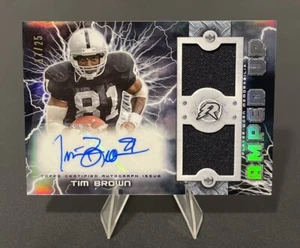 2023 Topps Composite Tim Brown Holo Amped Up Doble Parche Automático/25 Raiders - Imagen 1 de 2