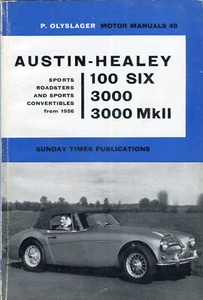 Austin-Healey 100/6 3000 & 3000 MkII from 1956 Olysager Motor Manual - Picture 1 of 1
