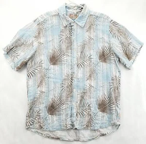 Camisa de salón It’s 5 O’Clock Somewhere para hombre grande azul blanco clásica abotonada - Imagen 1 de 10