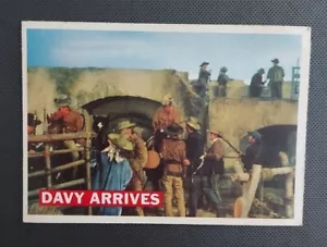 1956 Topps Davy Crockett tarjeta trasera naranja #50 en muy buen estado película de Walt Disney Fess Parker - Imagen 1 de 6