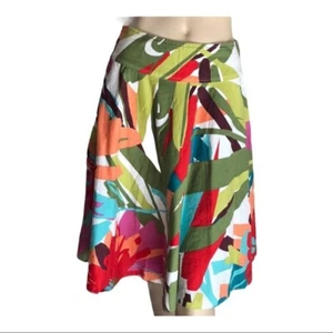 Final Touch bright tropical floral skirt women's size S Small - Picture 1 of 6