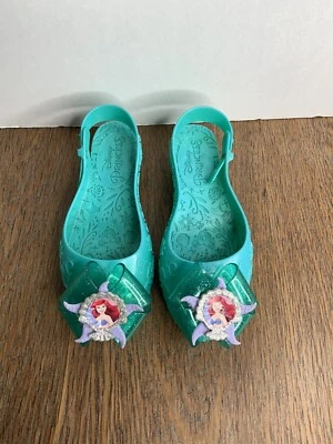 Disney Store La Sirenita Princesa Ariel Disfraz Vestir Juegos Zapatos Niñas Foto 1 de 4