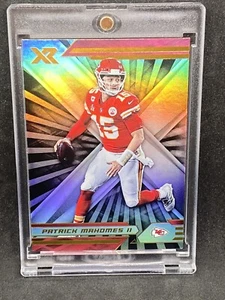 Patrick Mahomes RARA TARJETA DE INVERSIÓN REFRACTOR PANINI CHIEFS MVP SB CAMISETA - Imagen 1 de 2