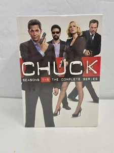 CHUCK The COMPLETE Series DVD TV Season 1-5 SEALED Box Set Zachary Levi - Picture 1 of 8