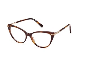Swarovski SK5425 052 Tortoise Cat Eye Plastic Optical Eyeglasses Frame 53-16-140 - Picture 1 of 4