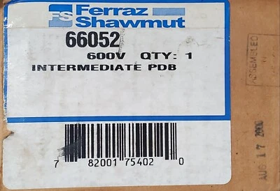 Power Distribution Block, 2 Poles Ferraz Shawmut 66052 600v - Image 1 of 4