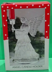 International Silver.1994 Silver Plated Christmas Angel Candle Holder 9" tall M2 - Picture 1 of 2