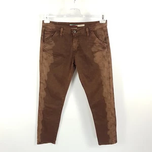 Please Jeans P85 Damen M W31 Braun Slim Tapered Stretch Hose Medium - Bild 1 von 8