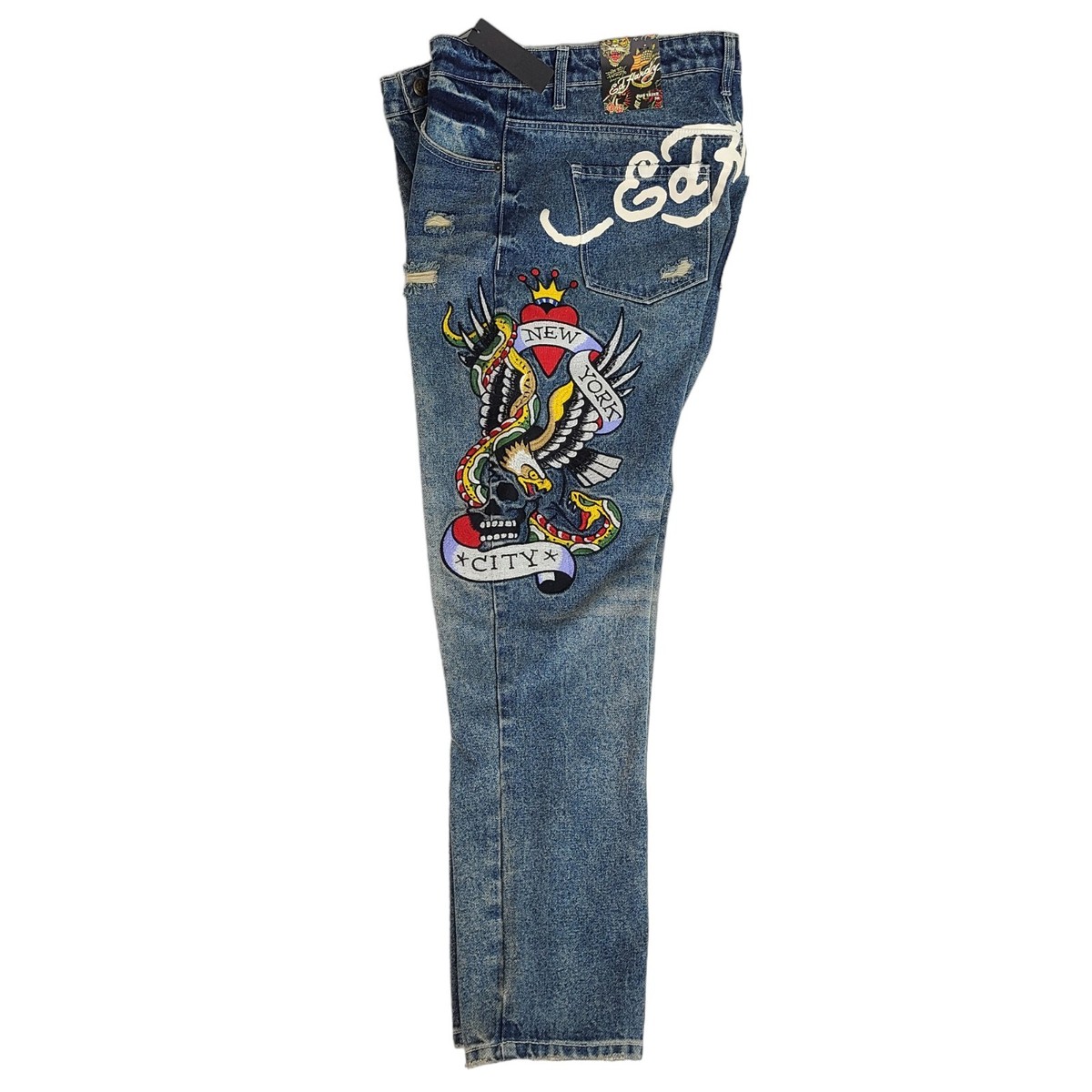 ◆Ed Hardy◆Black Widow ジーンズ 2color 送料込 Ed Hardy Denim Regular Jeans for Men for sale | eBay
