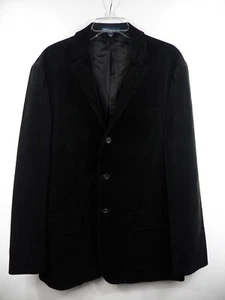 CHAQUETA BLAZER POLO RALPH LAUREN PARA HOMBRE 42 L PANA NEGRA ALGODÓN INVIERNO GRUESA LUX - Imagen 1 de 7