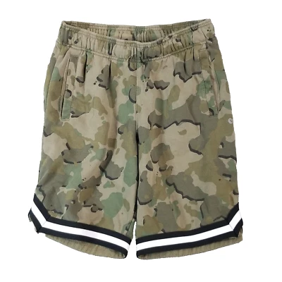 Xersion Camuflaje Polar Baloncesto Gimnasio Pantalones Cortos Hombre Verde Medio Deportes Foto 1 de 4