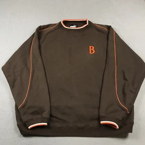 Sudadera DE COLECCIÓN Cleveland Browns Para Hombres 2XL Puma Timbre Cuello Redondo NFL Años 90 - Imagen 1 de 9