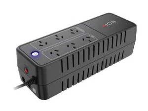 Multi-plug ION F10 850VA Power Board UPS, 6 Outlets, 90mm x 110mm x 309mm, 2 Yea - Picture 1 of 1