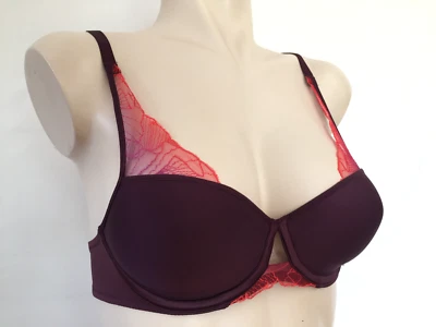 Chantelle Fashion Serie Tattoo Love. T-Shirt BH. Aubergine NP 60€