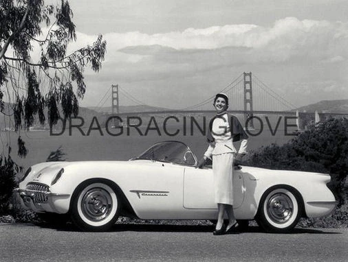 1953 Chevy Corvette Classic American Car 8x10 GLOSSY PHOTO! - Image 1 of 1