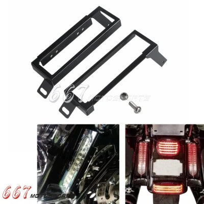 Fender LED Filler Panel Bracket For Harley Electra Glide Road King 2009-2013 - Image 1 of 4