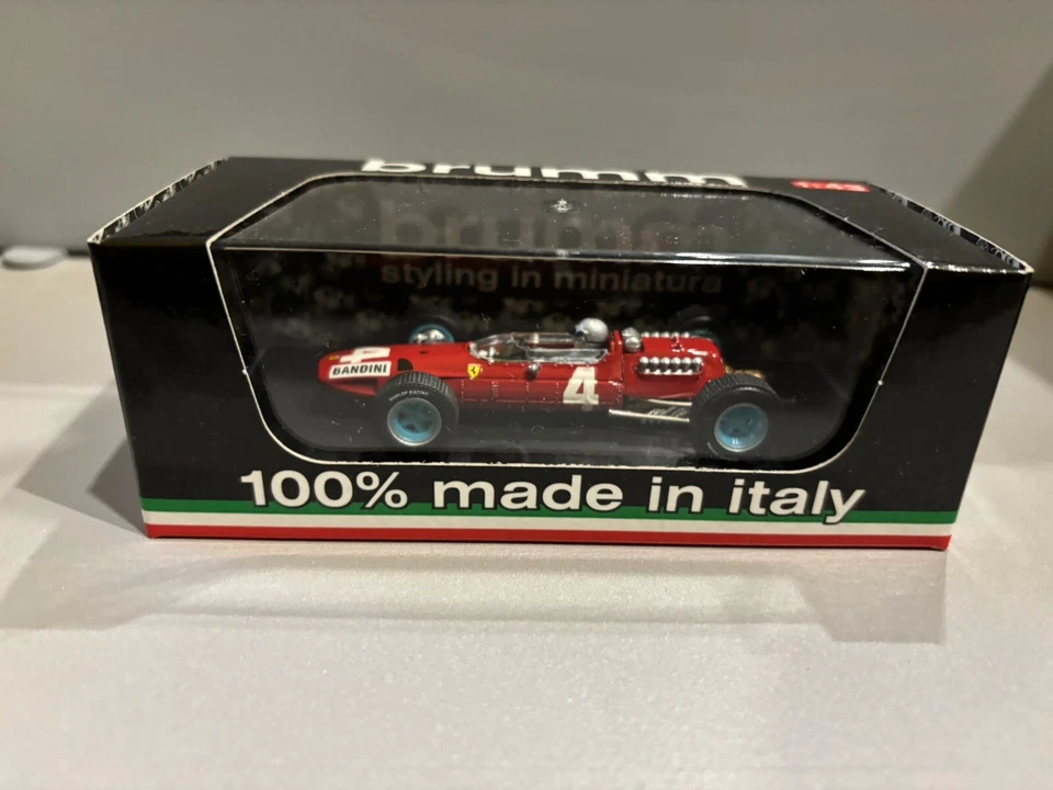 Brumm R297-CH Ferrari 512 F1 Gp Italia 1965 4^Bandini  #4 Con Pilota - Immagine 1 di 4
