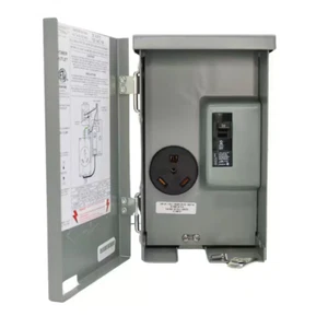 30 amp rv power outlet with 30 amp single-pole breaker - Picture 1 of 12