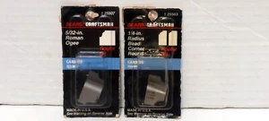 Vintage Craftsman Carbide Router Bits 5/32" Roman Ogee & 1/4" Bead/Corner Round - Picture 1 of 3