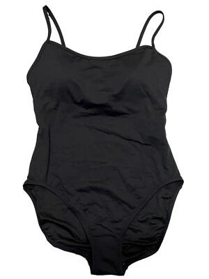 全新带标签 GAP One Piece 泳装大号黑色可调肩带 — 第 1/4 张图片
