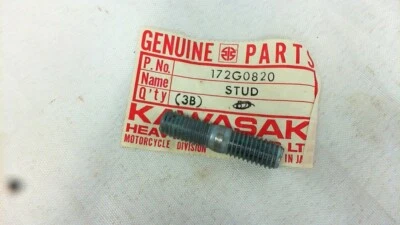 Nuevo de Lote Antiguo Original Kawasaki 8x20 mm Perno de Fábrica C2SS C2TR F9 KX400 KLX650 OEM 172G0820 Foto 1 de 3