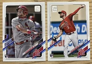 2021 Topps Variation Short Prints Dylan Carlson #285 Rookie RC SP Cardinals & #