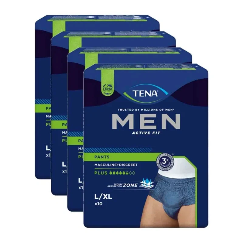 TENA Men Active Fit Pants Plus L / XL (4x10 Stk.)