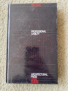 Professional Liability Architectural Press Legal Guides Ray Cecil 1984 !st Ed HB - Picture 1 of 5