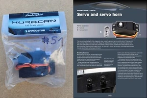 1/10 Deagostini Costruzione Lamborghini HURACAN Auto STAGE 51 Servo Corno - Foto 1 di 4