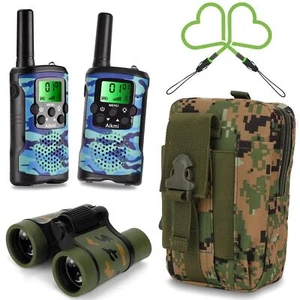 Walkie Talkies For Kids Toys For Boys Aged 5+ Outdoor Toys 2 Way Radio 22 Channe - Picture 1 of 6