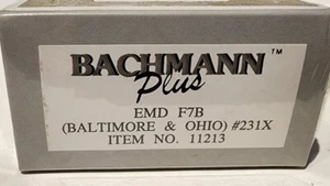 Bachmann Plus HO EMD F7B Diesel Baltimore & Ohio #231X - Picture 1 of 2