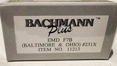 Bachmann Plus HO EMD F7B Diesel Baltimore & Ohio #231X - Image 1 of 2