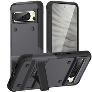 For Google Pixel 8 Pro/ 8 Rugged Hybrid Shockproof Case with Invisible Kickstand - Picture 1 of 63