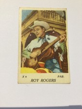 Dutch Gum Card ROY ROGERS X6 PAR.