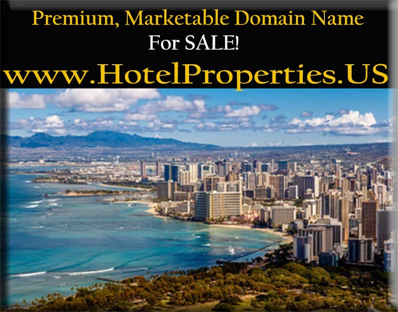 NOMBRE DE DOMINIO PREMIUM: PROPIEDADES DE HOTEL. Estados Unidos ~ INVERSORES DE HOTELES  Foto 1 de 1