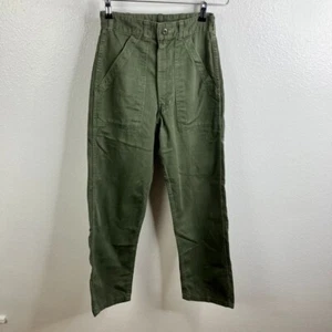 Vintage Guaranteed Trooper Fatigues Pants 30x30 50s/60s OG-107 100% Cotton - Picture 1 of 7