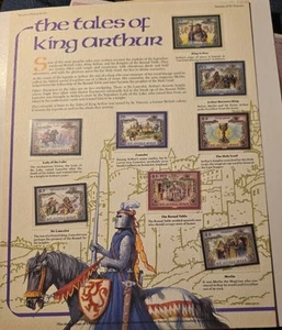 USPS Commemorative Society World Of Stamps Tales King Arthur Court - Picture 1 of 2