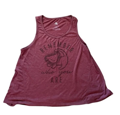 Disney Parks Lion King Remember Who You Are Tank Top Women's Size X-Large XL - Image 1 of 4