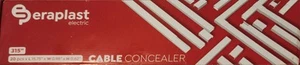 Cable Concealer Wall Cord Hider 315 in Cable Covers for Cords White Cord Cove... - Afbeelding 1 van 6
