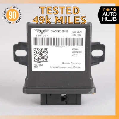 12-18 Bentley Continental GTC Flying Spur Energy Management Control Module OEM - Immagine 1 di 4