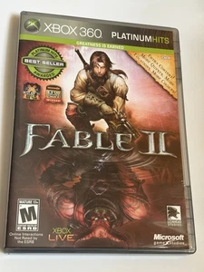 Fable II Platinum Hits (Microsoft Xbox 360, 2009) W/ manual Untested - Picture 1 of 5