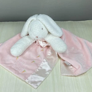 BUNNIES BY BAY Baby Pink Security Bunny Plush BLANKET Best Friends Indeed Lovey - Picture 1 of 9